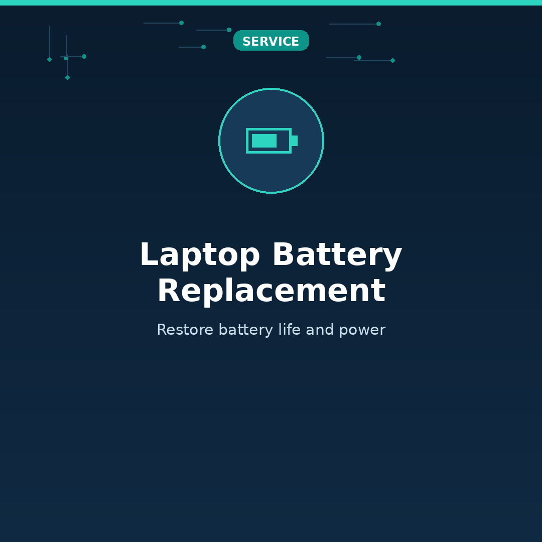 Laptop Battery Replacement for seniors and families