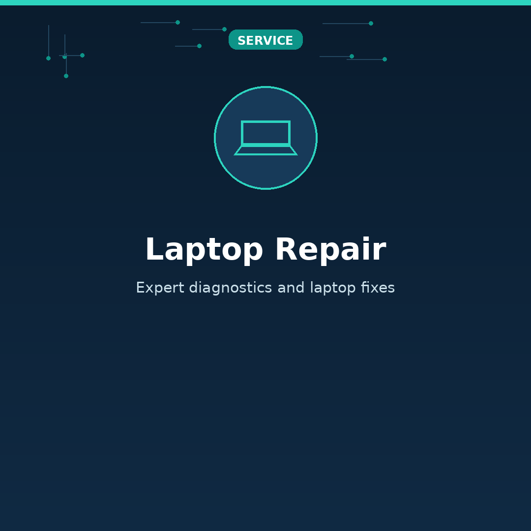 Laptop Repair for seniors and families