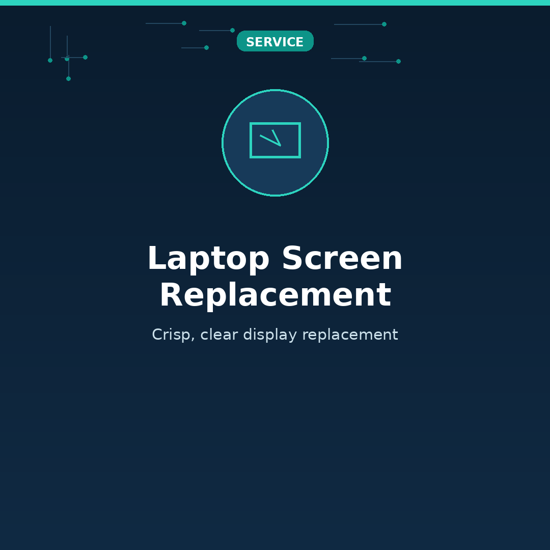 Laptop Screen Replacement for seniors and families