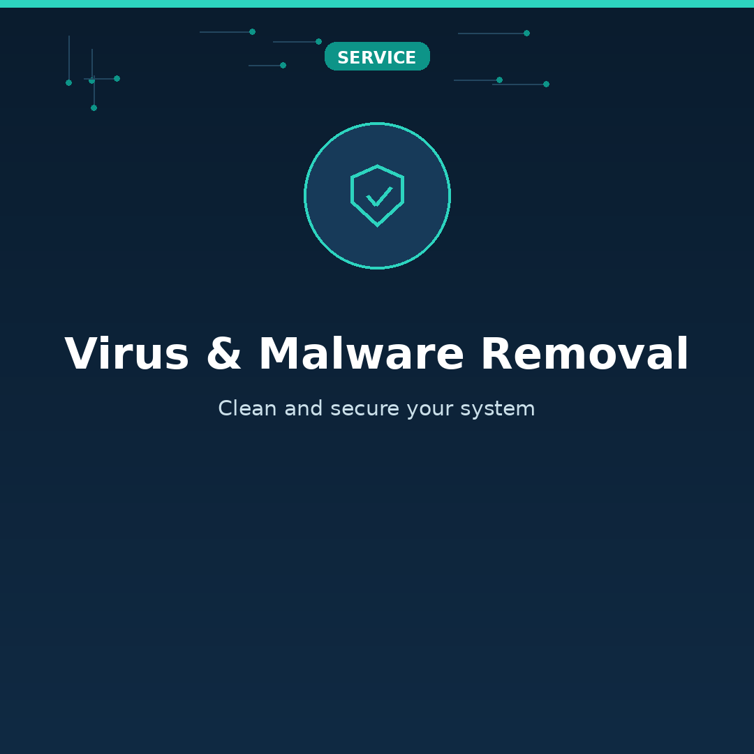Virus & Malware Removal for seniors and families